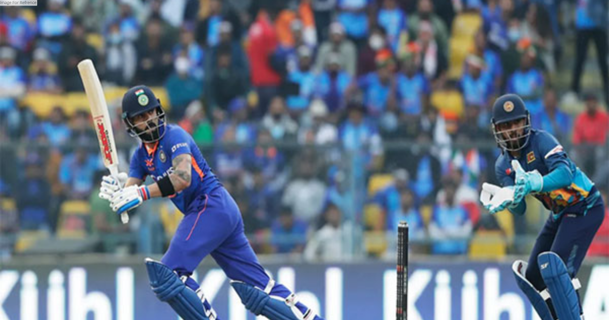 Virat's 45th ODI ton powers India to 373/7 against Sri Lanka in 1st ODI